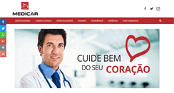Desktop Screenshot of clinicamedicar.com.br