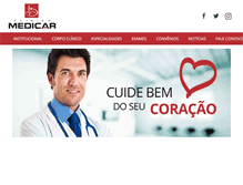 Tablet Screenshot of clinicamedicar.com.br